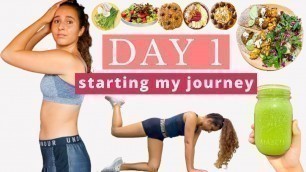 'I Need To Lose Weight | starting my 2022 fitness challenge & working out for the first time'