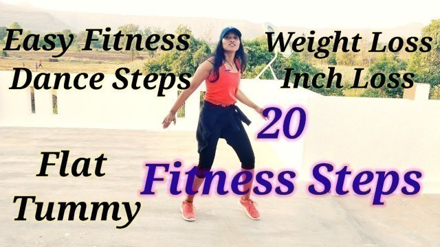 '20 Easy Fitness Steps For Weight loss|New Zumba|Effective Zumba dance|Zumba Steps|Dance workout'