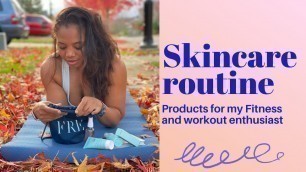 'MY FITNESS SKINCARE ROUTINE | secret to working out with clear skin'