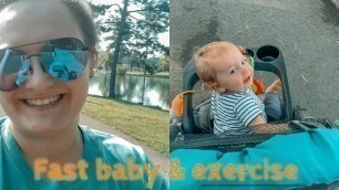 'Working on my fitness & Hudson loves strolling! | Jordan Roach Vlogs'