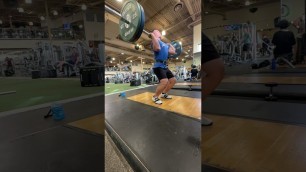 'Working on my Clean and Jerk #fitness #gymmotivation #olympicweightlifting #gym #cleanandjerk'