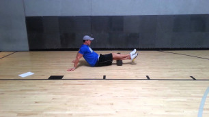 'Foam rolling calves- Jeremy Scott Fitness- Scottsdale AZ'