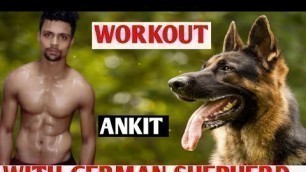 'Running motivational video hindi | Motivitional video in hindi sports | workout with dog, german'