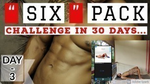 'SIX-PACK CHALLENGE | GUARANTEED TRANSFORMATION in 30-days | Full body workout| DAY-3 | WORKOUT PRO |'