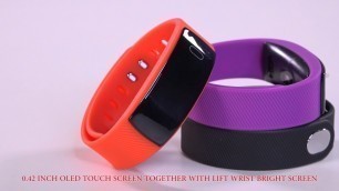 'Fitness Tracker Wireless Smart Activity Trackers Wristband Blood Pressure Heart Rate Monitor'