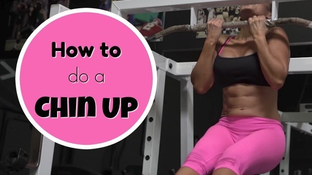 'How to do a Chin Up | Natalie Jill'