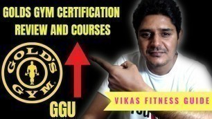 'Gold gym personal trainer certification|Gold gym trainer course fees|Gold\'s gym university'