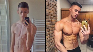 'SKINNY TO MUSCLE TRANSFORMATION 2020 - CRAZY RESULTS!!!'