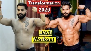 'Transformation Series Day5 Workout|| Fat To Fit Transformation Series||'