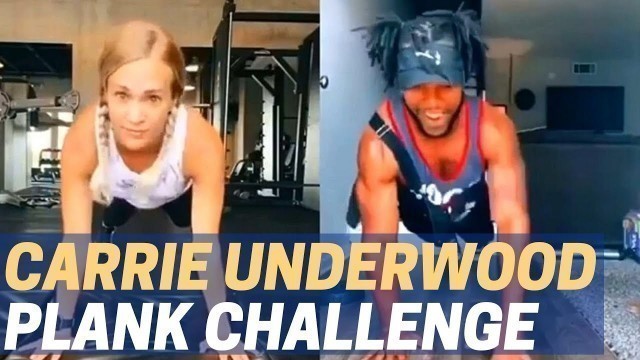 'Carrie Underwood TikTok Plank Challenge'