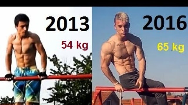 'Insane 3 Years Street Workout Transformation - Zoran Pesterac From Zero To Hero'