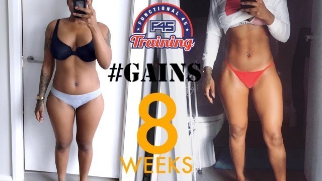 'UPDATE - GAINS IN 8 WEEKS | BODY TRANSFORMATION | F45 TRAINING'