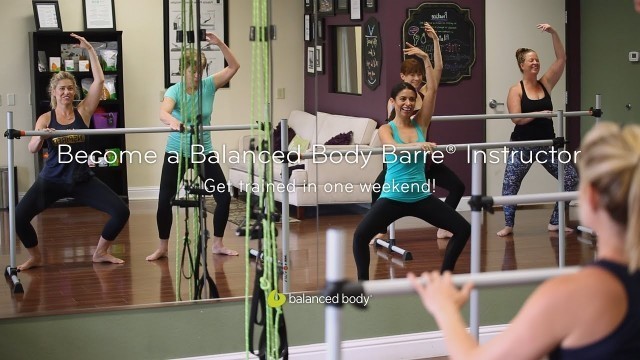 'Become a Balanced Body Barre® Instructor'