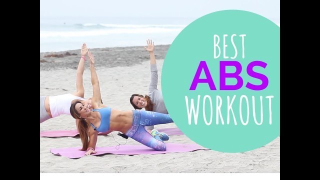 'Best Ab and Flat Belly Workout with Natalie Jill | No Crunch Ab Workout!'