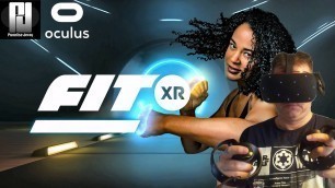 'Early Morning VR Fitness with FIT XR (Previously known as BOX VR) // Oculus Quest'