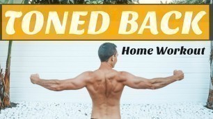 'Bodyweight Back Workout - Get Toned at Home | Cory Scott'