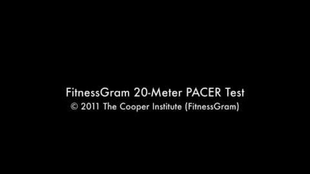 'FitnessGram 20-Meter PACER Test OFFICIAL AUDIO (Part 1)'