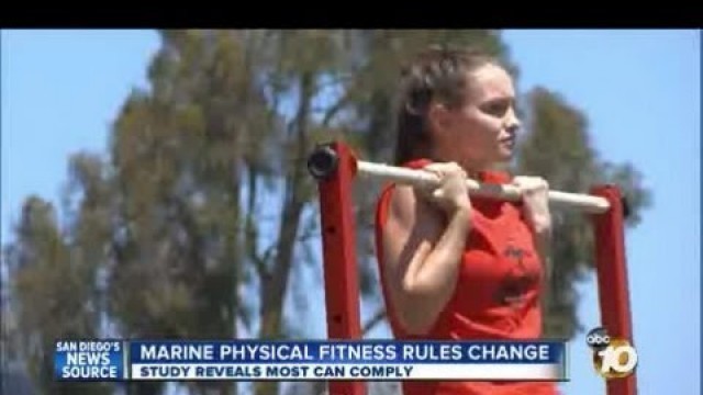 'Order issued changing physical fitness rules for female Marines'