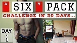 'SIX-PACK CHALLENGE | GUARANTEED TRANSFORMATION in 30-days | Full body workout | DAY-1| WORKOUT PRO |'