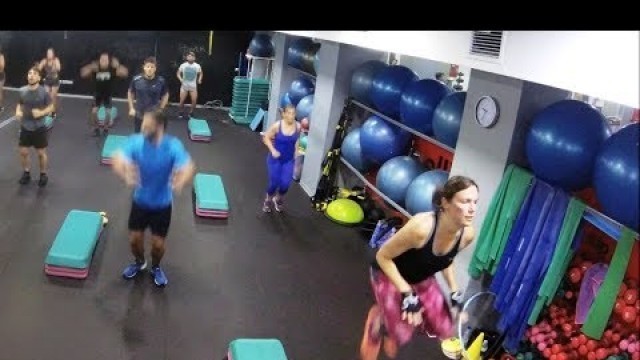 'Entrenamiento Funcional Sesión Aerobic-Steps 19.07.2018 Millenium Fitness.'