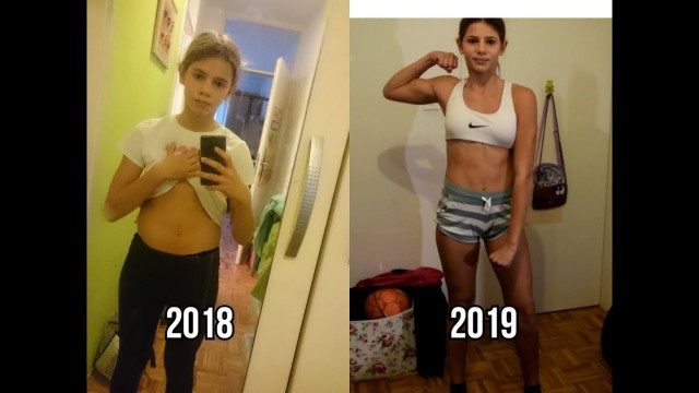 '13 YEAR OLD 1 YEAR BODY TRANSFORMATION! (12-13) | Calisthenics & Gym'