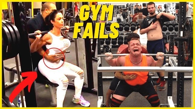 'GYM FAILS Compilation #1 - Funniest Fitness Fails January'