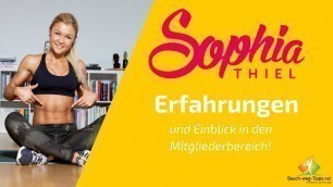 'Sophia Thiel Erfahrungen und Einblick in den Mitgliederbereich'