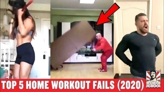 'Top 5 Funniest Home Workout Fails - With Reaction (2020)'