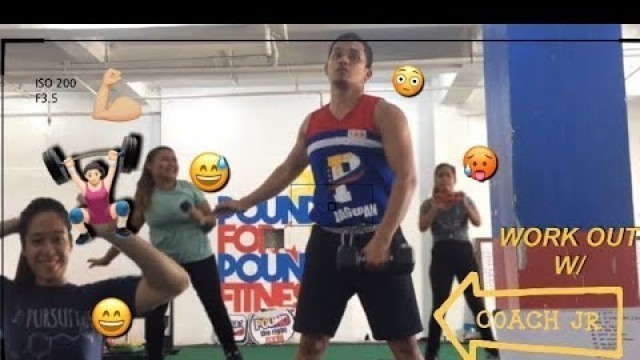 'POUND FOR POUND FITNESS - WORKOUT WITH COACH JR | Joyce A. 