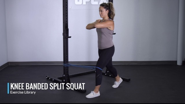 'Knee Banded Split Squat - OPEX Exercise Library'