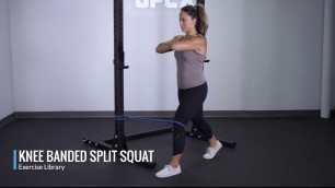 'Knee Banded Split Squat - OPEX Exercise Library'