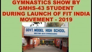 'Gymnastics Show during Fit INDIA Movement Lauch'