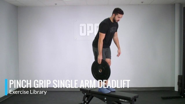 'Pinch Grip Single Arm Deadlift - OPEX Exercise Library'