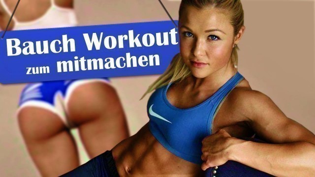 '♥ Bauch - Homeworkout zum Mitmachen! ♥ Training mit Sophia Thiel'