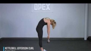 'Kettlebell Jefferson Curl - OPEX Exercise Library'