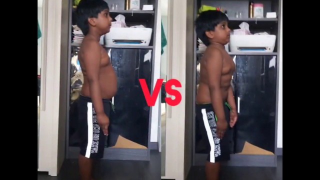 'Rithish 6 ans AVANT VS APRÈS Workout !!'