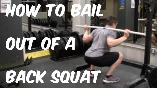 'How To Bail Out Of A Back Squat | Nerd Fitness'