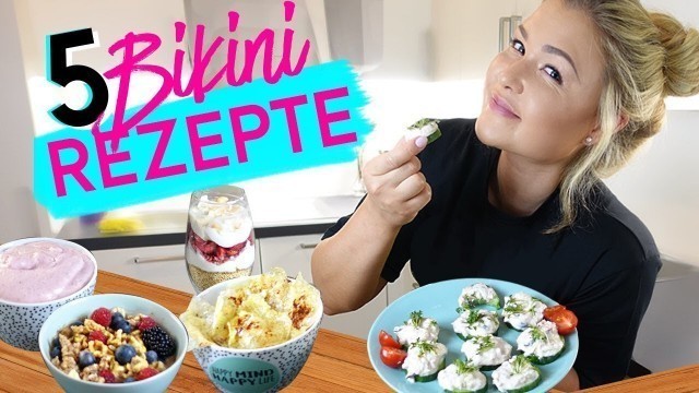 '♥︎ 5 ANTI HEIßHUNGER Rezepte | Einfache Fitness Snacks ♥︎ Sophia Thiel'