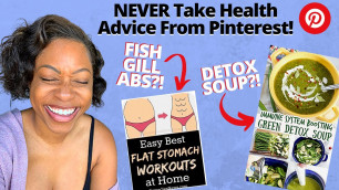 'Reacting to Pinterest Diet & Fitness FAILS | Still Terrible In 2021!'