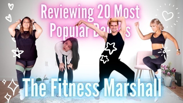 'i tried 20 MOST POPULAR Dance Workouts by The Fitness Marshall (1hr 15min of trying not to collapse)'