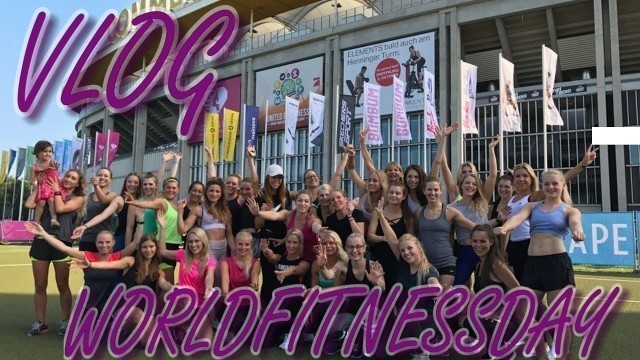 'VLOG - Worldfitnessday & Der WELTREKORD für das größte Workout mit Sophia Thiel ♥♥'