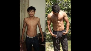 '17 year old CALISTHENICS workout NATURAL body transformation video!'