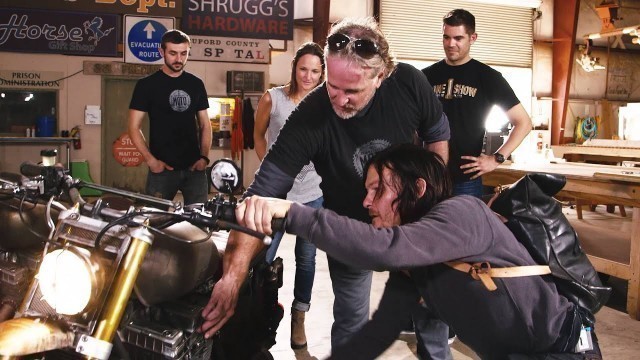 'Meeting Norman Reedus from The Walking Dead at Men\'s Fitness March 2016 Cover Shoot'