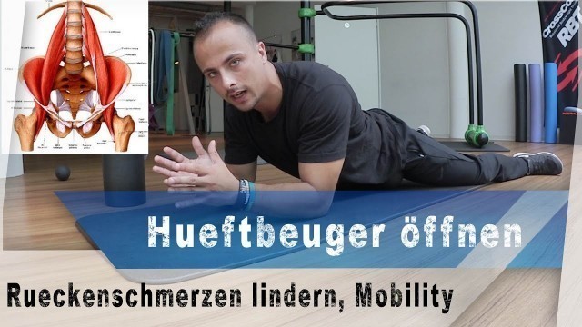 'Hüftbeuger Mobilisieren, Hüftstreckung verbessern, Rückenschmerzen lindern #MobilityMonday'