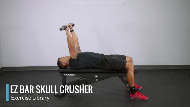 'EZ Bar Skull Crusher - OPEX Exercise Library'