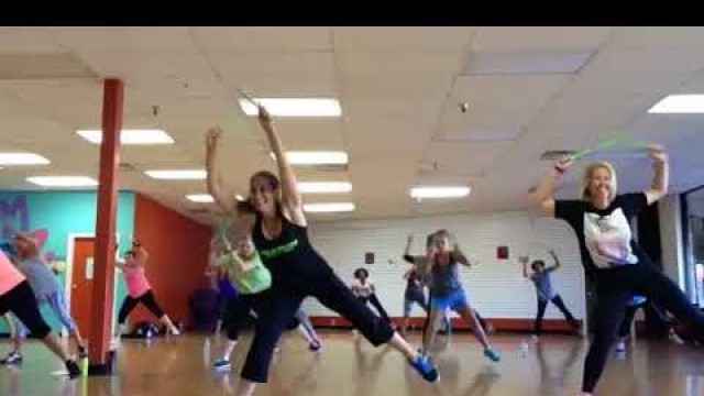 'Pound Fit class with Rachel Pergl at Fitness In Motion'