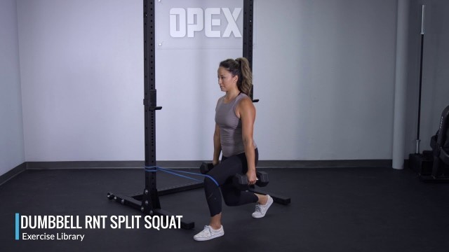 'Dumbbell RNT Split Squat - OPEX Exercise Library'