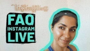 'FAQ Instagram lives 3 [PUSH UP]:  \"Witness the FITNESS!\"'