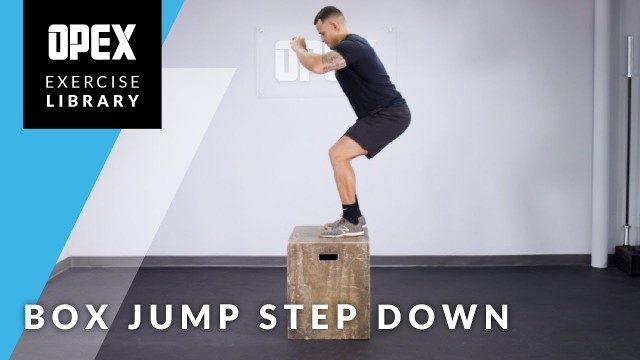 'Box Jump Step Down - OPEX Exercise Library'