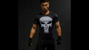 'Short Sleeve 3D Men Fitness T Shirt'